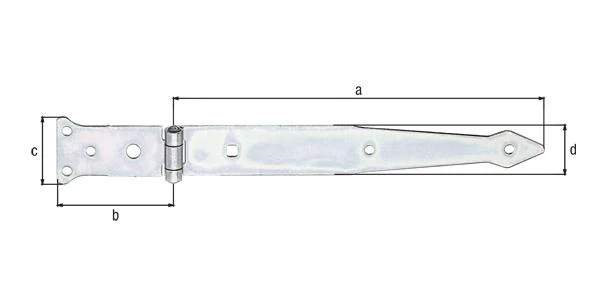 Percha de lanzamiento GAH longitud 252 x 77 mm anchura 48 x 35 mm ( 8001514125 )
