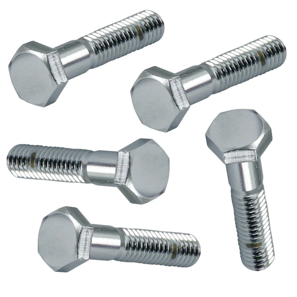 5 Tornillo Cabeza Hexagonal Cromado Pulgadas 1/4-20 X 2-1/4" Gardner-Westcott