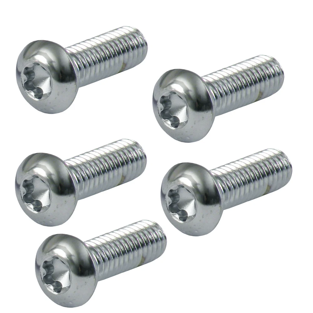 5 Tornillo Pulgadas 1/4-20 x 5/8" Torx Cromado Para Harley-Davidson Gardner Westcott