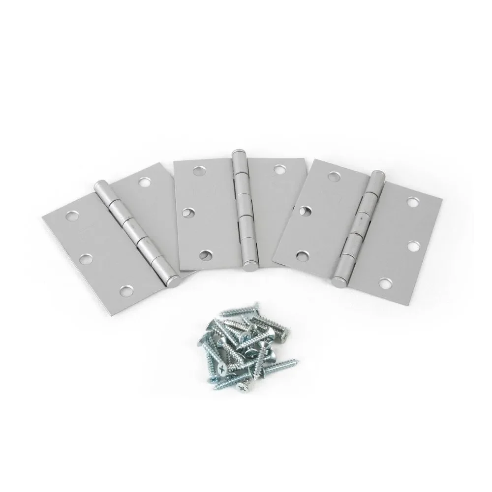 Bisagra capuchina aluminizada 3.5" x 3.5" Glami x Caja 12 Unid