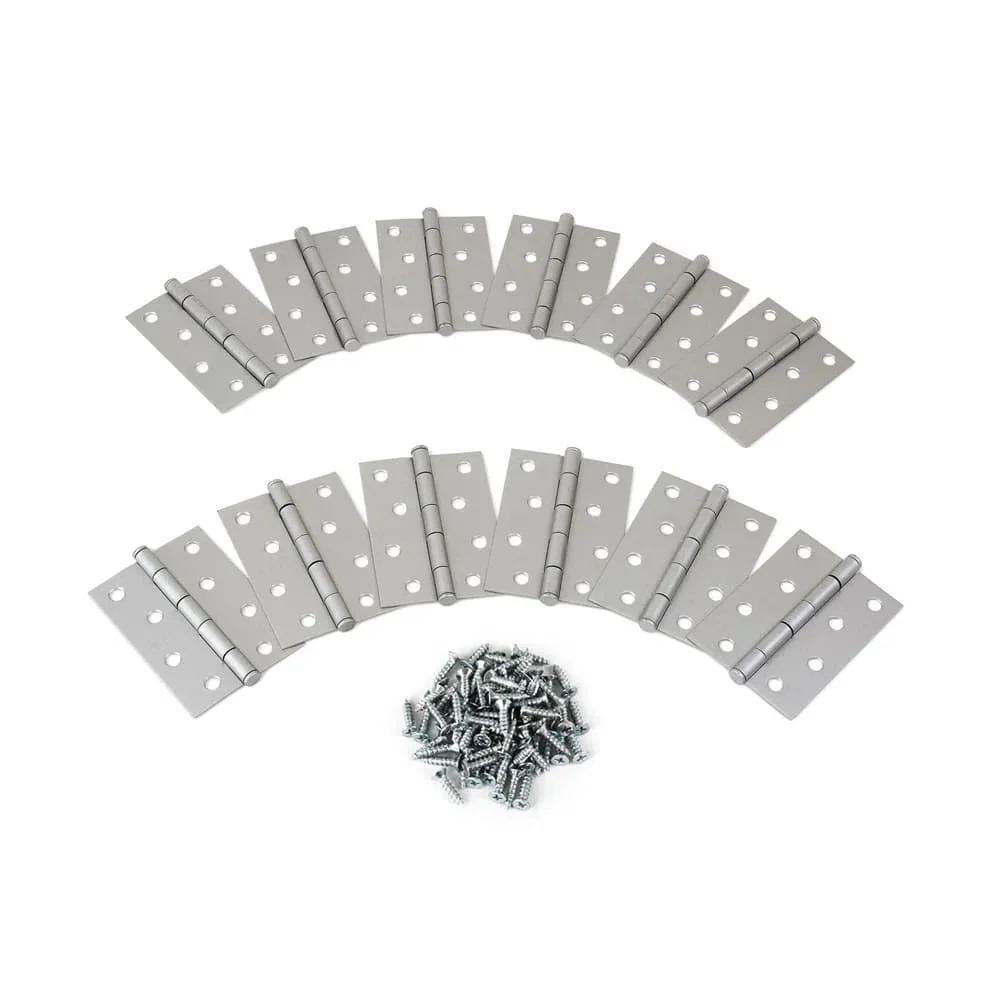 Bisagra fija aluminizada 3" Glami x Caja 24 Unid