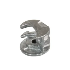 26226032 CAJA MINIFIX PARA ESPESOR DE MADERA DE 15MM, FUNDICIÓN DE ZINC NATURAL Hafele