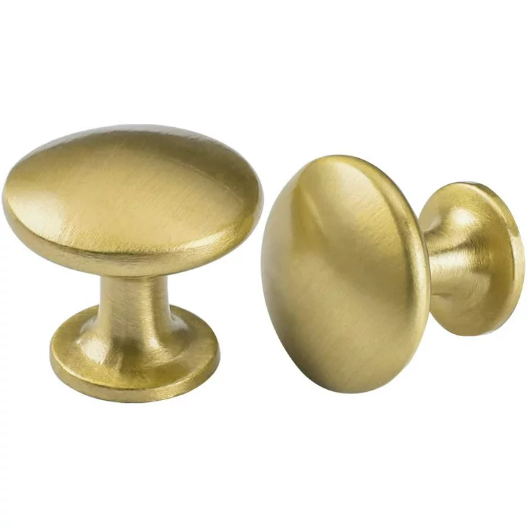 Tirador para mueble dorado 28mm Halcon