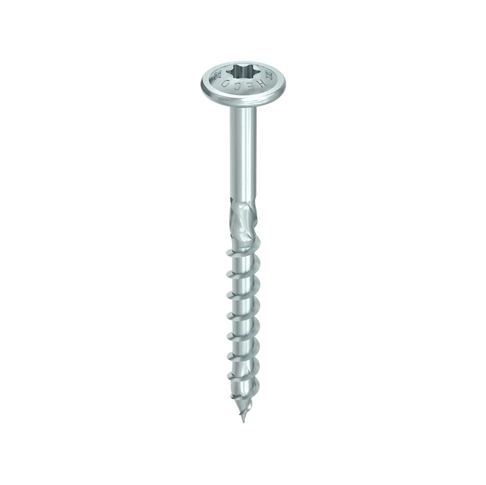 HECO TOPIX plus tornillo para madera profesional 6,0 x 160 mm 100 piezas (61167) tornillo para madera con rosca parcial, c...