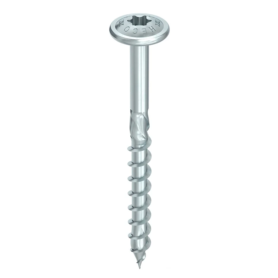 HECO TOPIX plus tornillo para madera profesional 8,0 x 180 mm, 50 piezas (61306) tornillo para madera con rosca parcial, c...