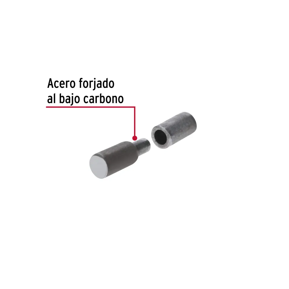 Bisagra tubular soldable de 5/8', Hermex 44637