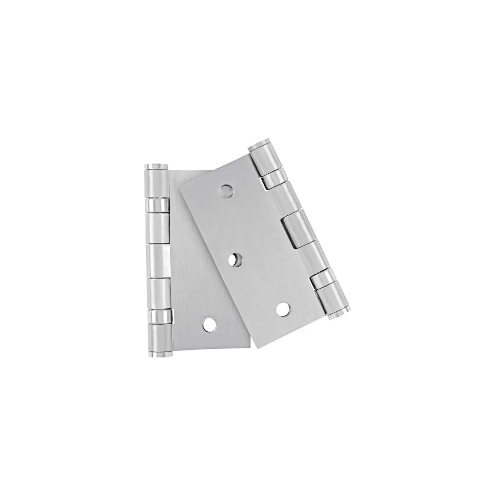 Bolsa c/2 bisagras cuadradas de 3" acero inox, plana Hermex