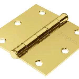Hermex BC-301PP Bisagra cuadrada 3', acero latonado, plana, Hermex Basic