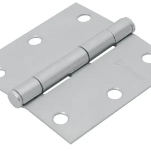 Hermex BC-303PP Bisagra cuadrada 3', acero cromo mate, plana, Hermex Basic