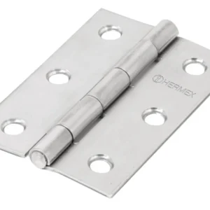 Hermex BR-304 Bisagra rectangular 3', acero inoxidable