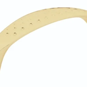 Hermex JAL-1222 Jaladera, latón brillante, estilo Elipse, 96 mm