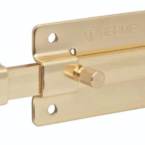 Hermex PAL-37 Pasador de barra plana, latón, 4'