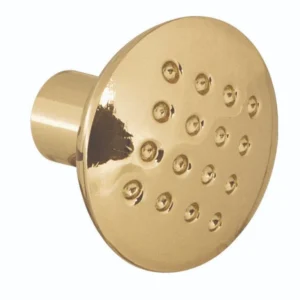 Hermex PER-012 Perilla, latón brillante, estilo Contempo