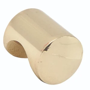 Hermex PER-032 Perilla, latón brillante, estilo Cilindro