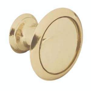 Hermex PER-072 Perilla, latón brillante, estilo Moderno