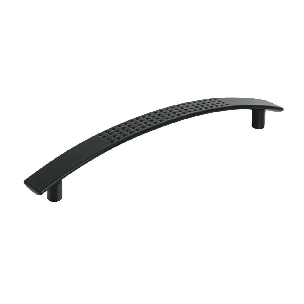 Jaladera de 128mm estilo 'Contempo' acabado negro, Hermex 45642