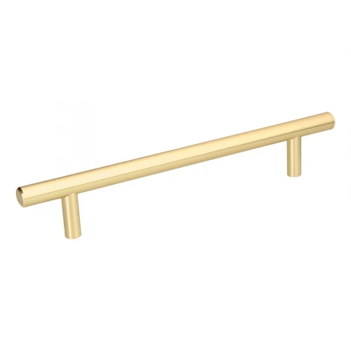 Jaladera de acero 160 mm, estilo 'Cilindro', latón brillante 43872 JAL-0323 Hermex