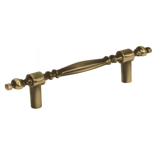 Jaladera metálica de 76 mm estilo 'Colonial', latón antiguo 43837 JAL-0531 Hermex