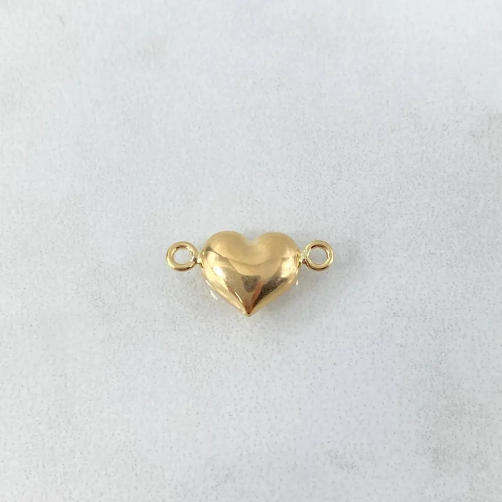 Herraje Corazón 0.5gr / 1.7cm / Troquelado Oro Amarillo ©