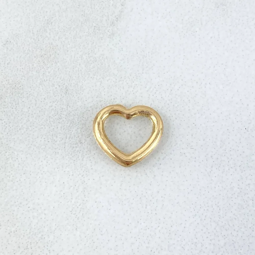 Herraje Corazón Silueta 0.3gr / 8mm Oro Amarillo 18K ©