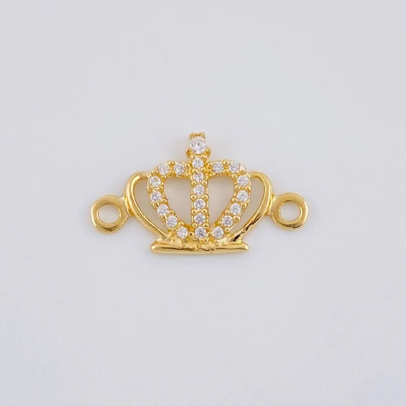 Herraje Corona Real 0.75 g / 1.8 cm Oro Amarillo 18K