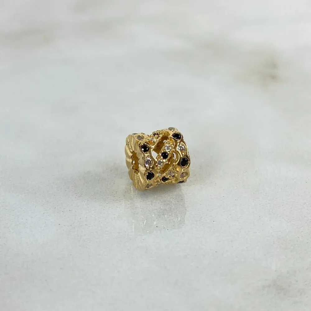 Herraje Espiral Aro Rayado 1.75gr / 0.7cm / 8mm Circones Negros Blancos Oro Amarillo ©