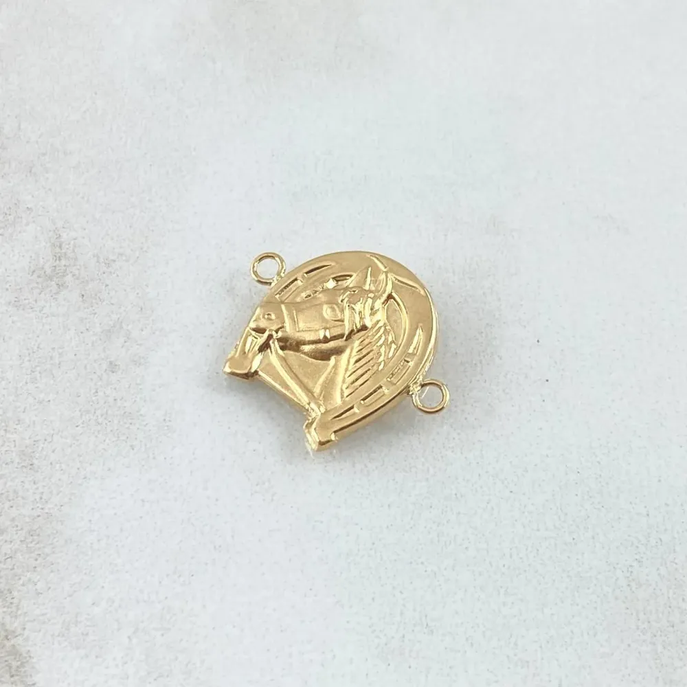 Herraje Herradura Caballo 0.4 g / 1.4 cm Oro Amarillo 18K