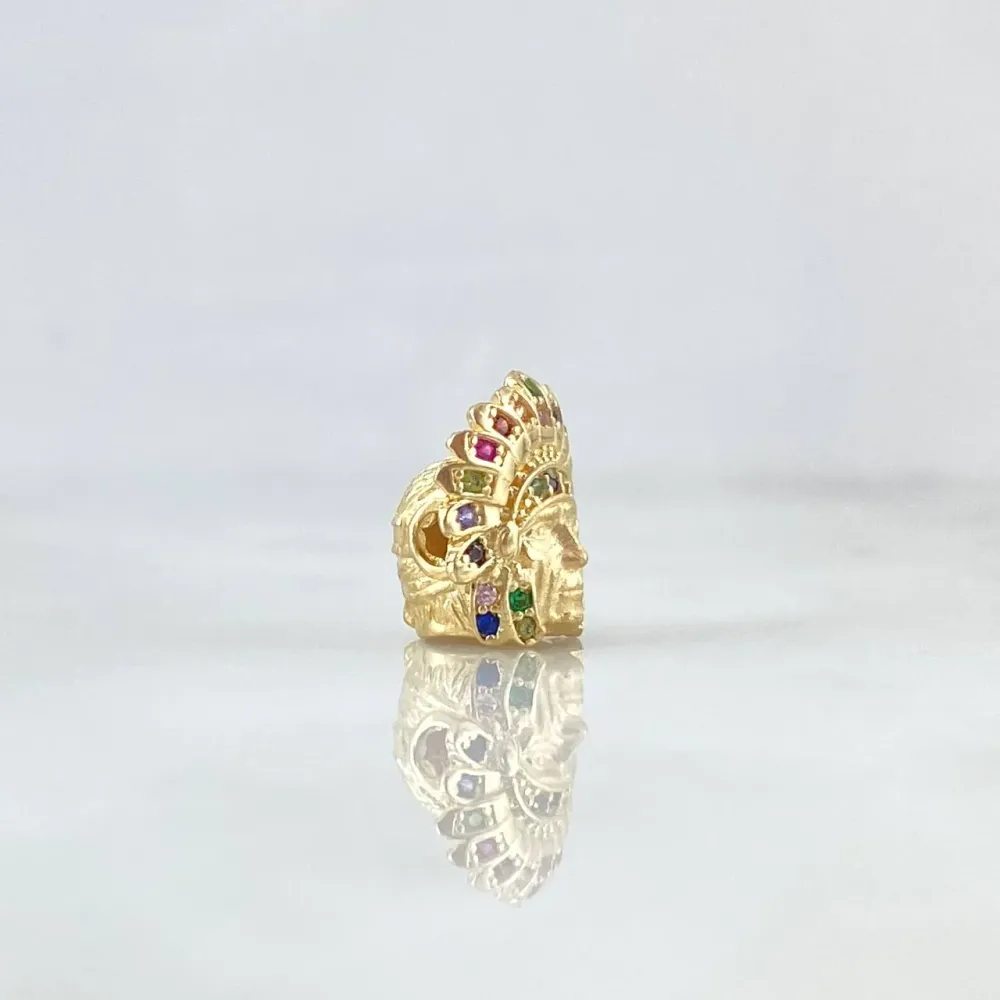 Herraje Indio 2.5gr / 1.2cm / Circones Colores Oro Amarillo 18K ©