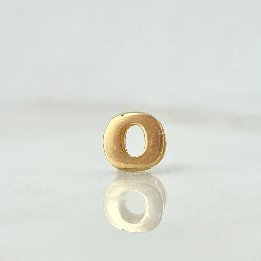 Herraje Letra O 0.35gr / 0.5cm / Tambor Oro Amarillo