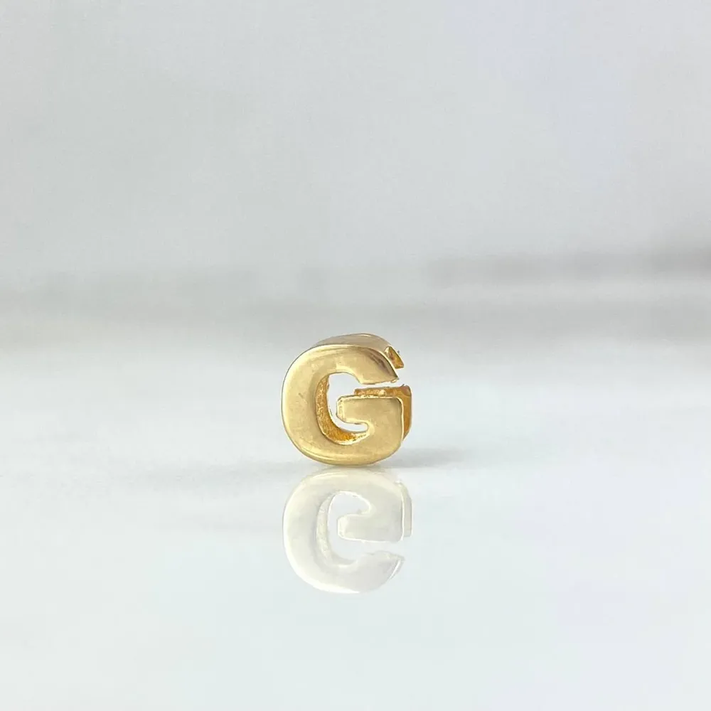 Herraje Letra G 0.35gr / 0.5cm / Tambor Oro Amarillo
