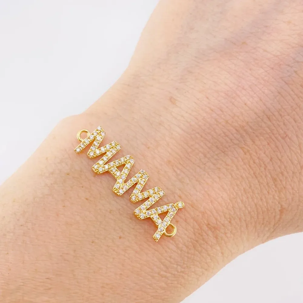 Herraje Mama 1.2 g / 2.9 cm Oro Amarillo 18K