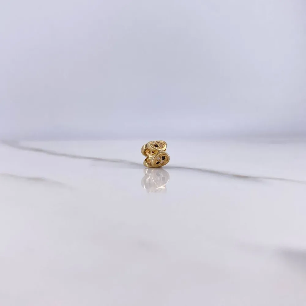 Herraje Ovalos Seguidos 0.95gr / Circones Blancos Negros Oro Amarillo $