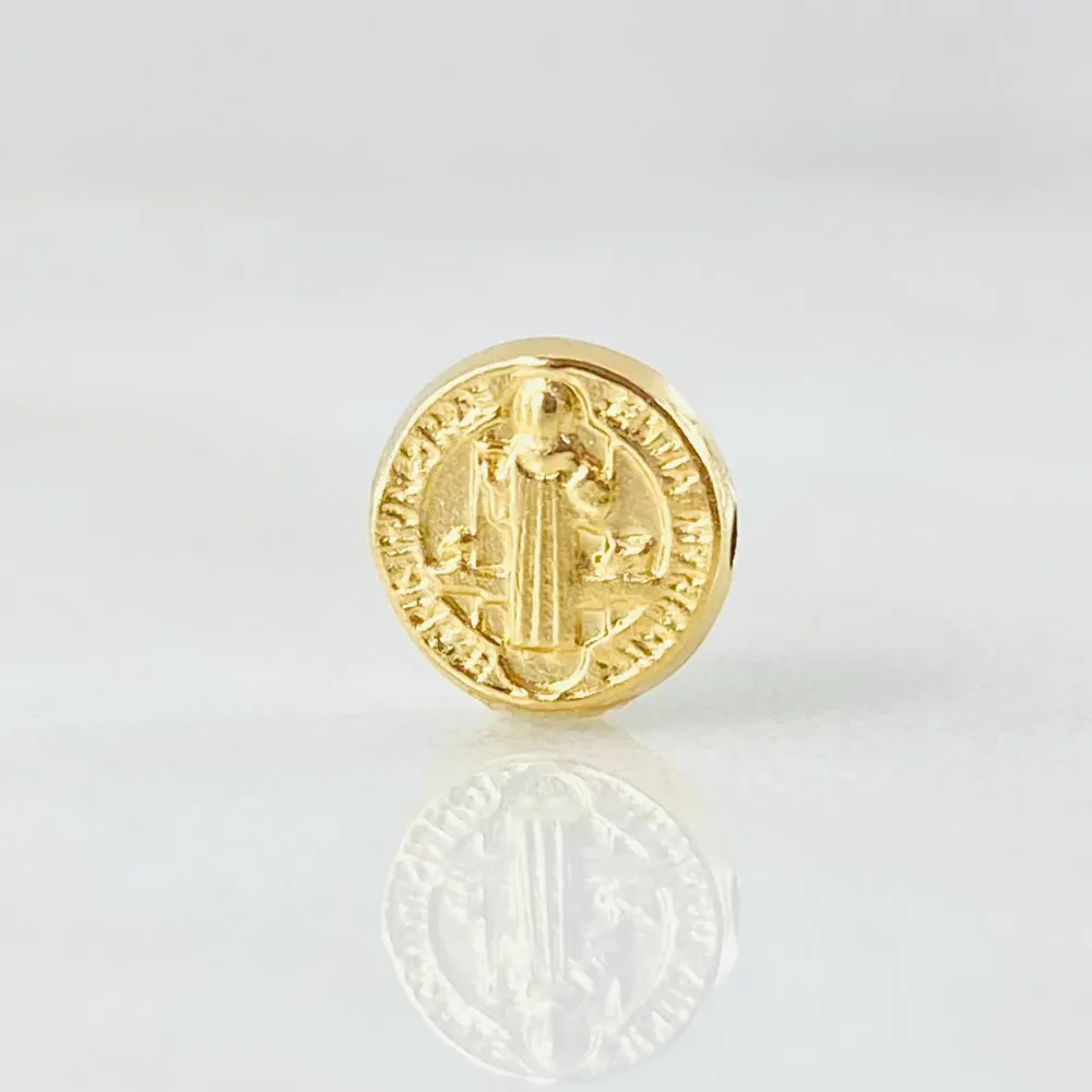 Herraje San benito 0.4gr / 0.8cm / Oro Amarillo 18K