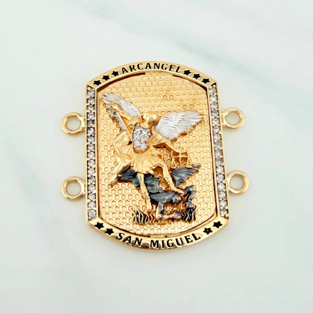 Herraje San Miguel Arcangel 14.2 g / 3.5 cm Tres Oros 18K