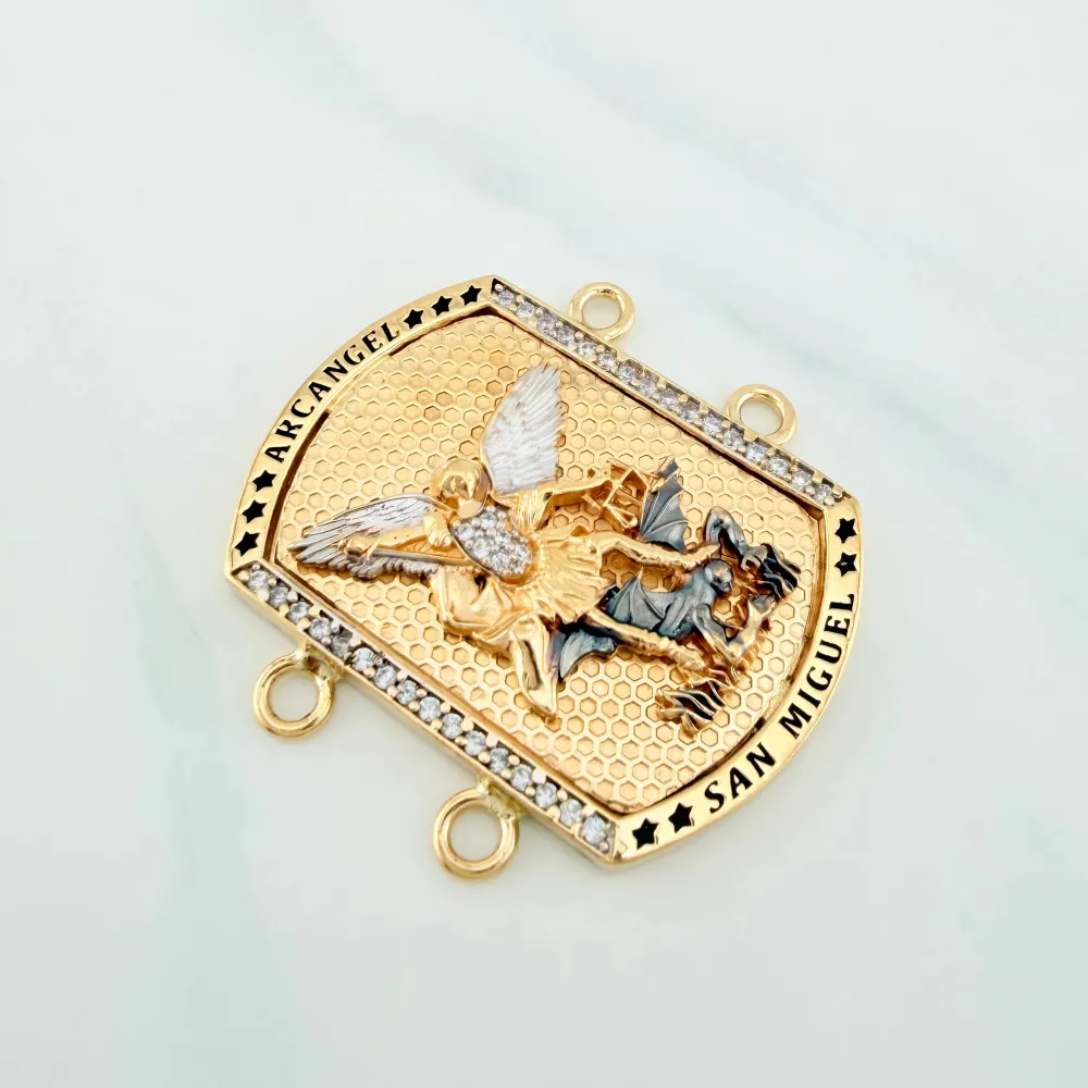 Herraje San Miguel Arcangel 14.2 g / 3.5 cm Tres Oros 18K