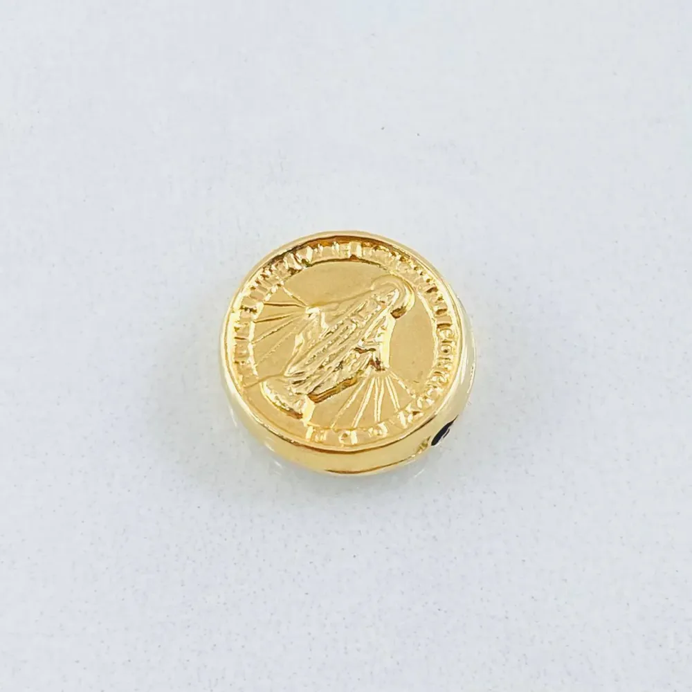 Herraje Tambor Virgen Milagrosa 0.7 g / 1.2 cm Oro Amarillo 18K