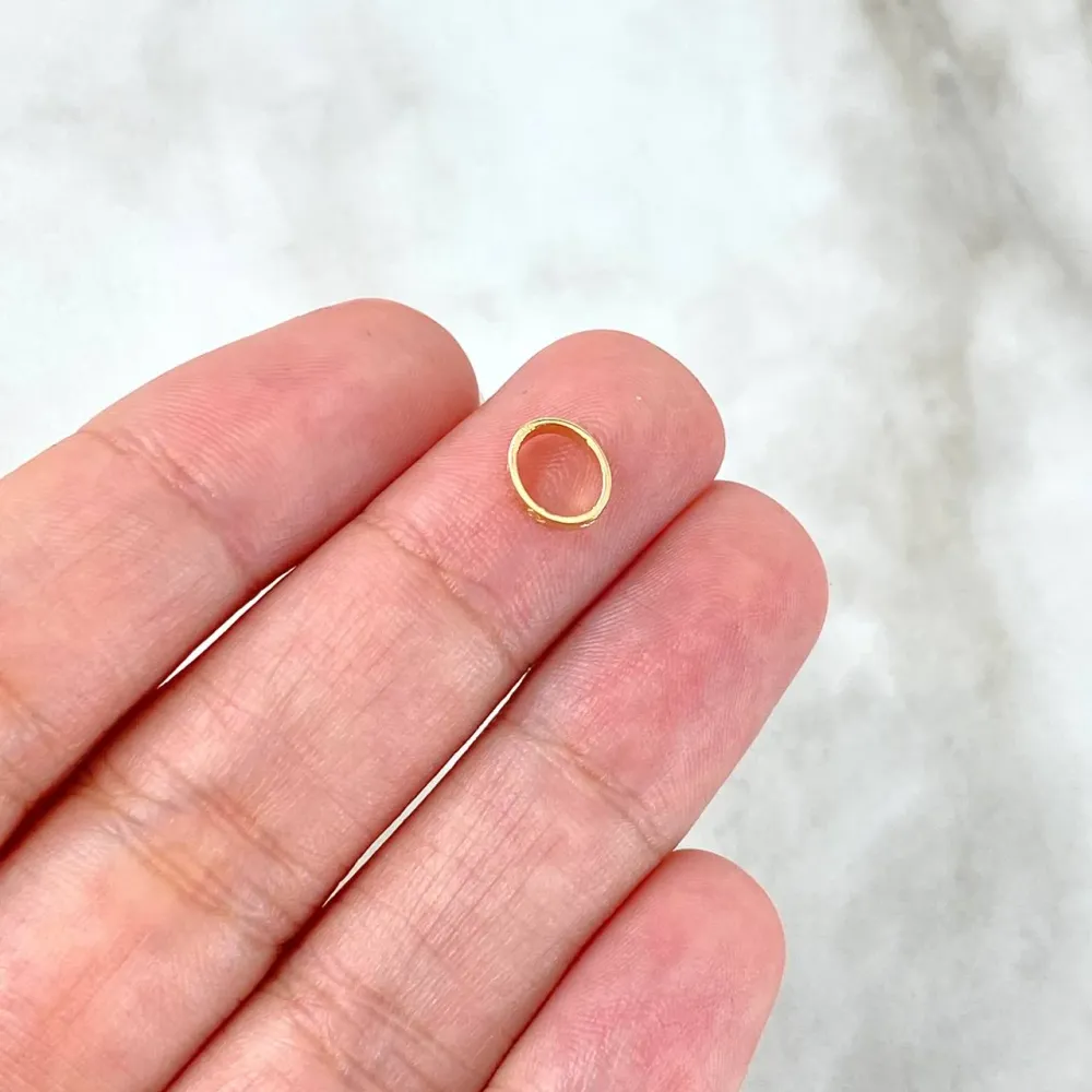 Herraje Tornillo 0.25gr / 0.8cm / Ovalado Oro Amarillo *