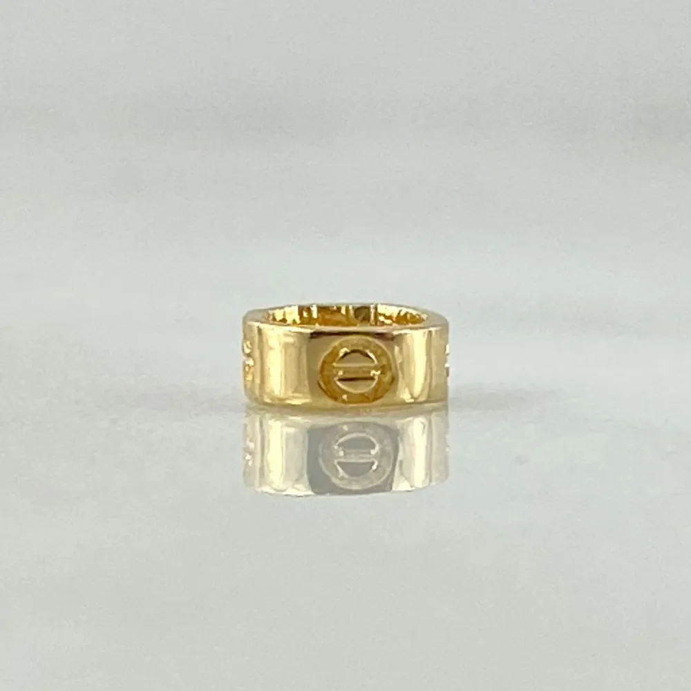 Herraje Tribal 0.3gr / 0.8cm / Ovalado Oro Amarillo ©