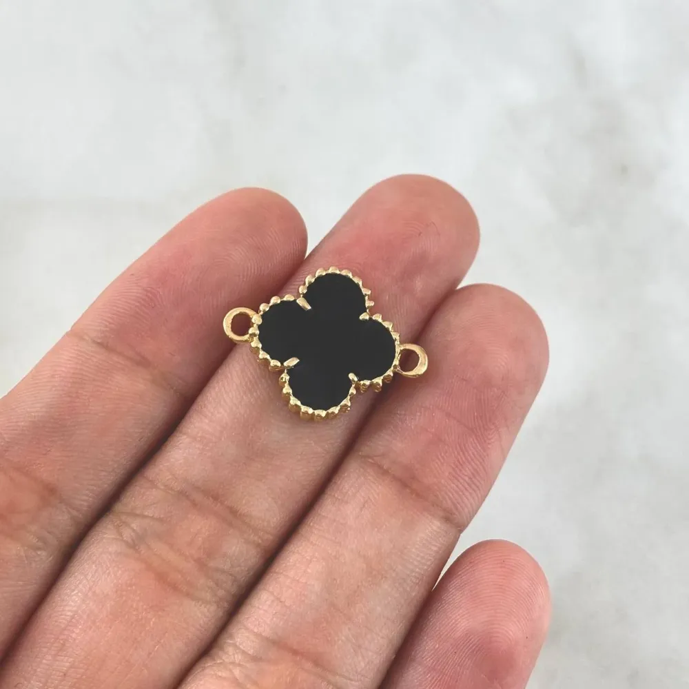 Herraje VCyA Trebol 3.1gr / 1.5mm Negro Oro Amarillo