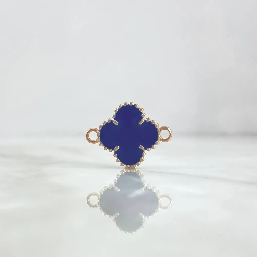 Herraje VCyA Trebol 3.5gr / 1.5mm Azul Oscuro Oro Rosa