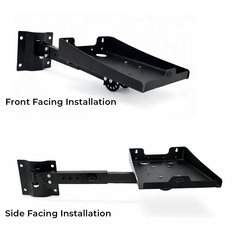Impresora térmica directa Zebra ZD621 de acero inoxidable para montaje en pared con estante