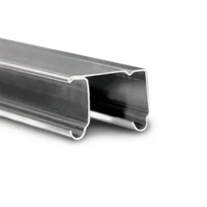 Kit Ducasse para dos puertas que solapan hasta 35 kilos por puerta con riel de 2m