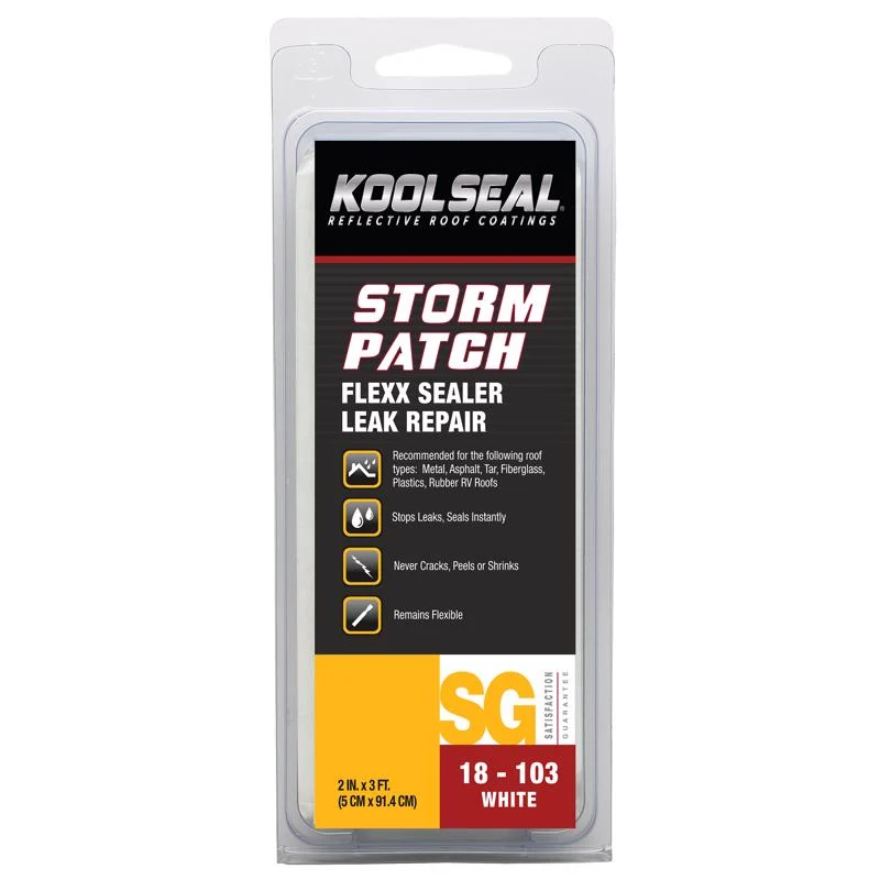SELLADOR DE PARCHE DE TECHO DE 2" X 3' Kool Seal