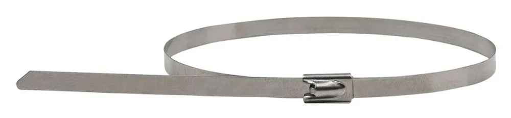 KS TOOLS Brida de cables de acero inoxidable con cierre de bola, 4,6x350 mm, 100 unidades ( 115.1593 )