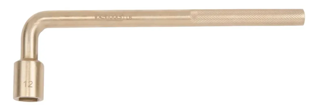 KS TOOLS Destornillador acodado BRONZEplus para tornillos de cabeza cuadrada, 13 mm ( 963.1595 )