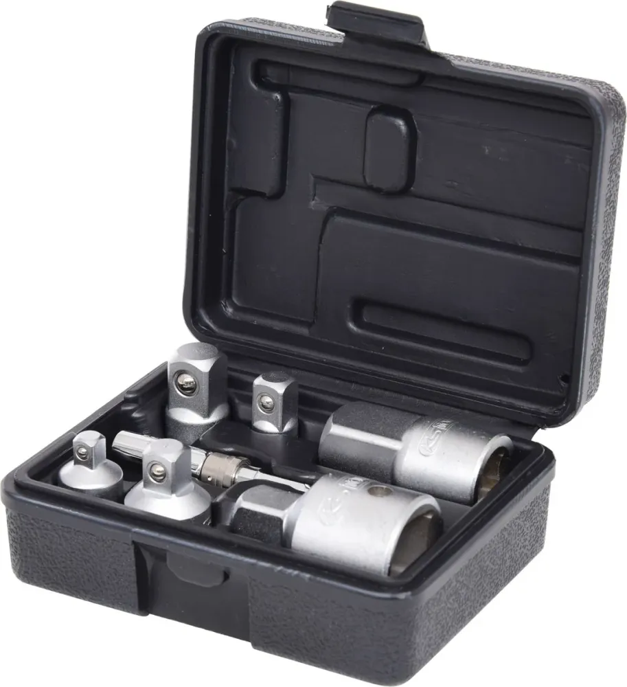 KS TOOLS Juego de adaptadores de reducción y aumento, 7 pzs ( 917.0707 )
