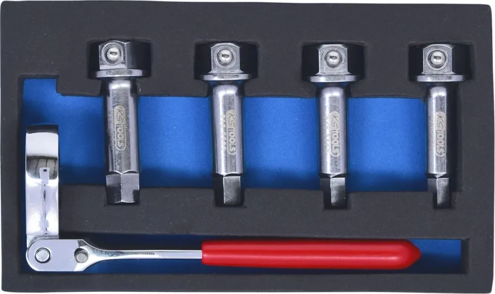 KS TOOLS 1/2' Juego de llaves de inserción especiales para pinzas de freno, 5 pzs ( 918.3500 )