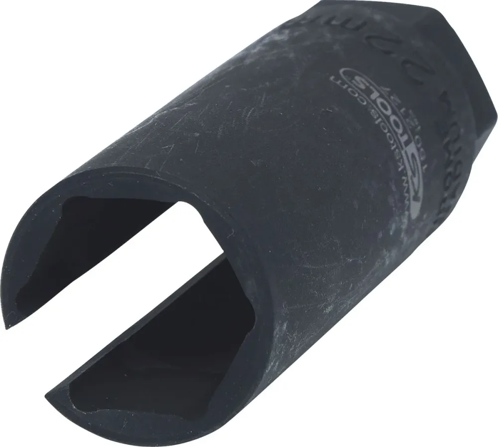 KS TOOLS Llave de vaso de 3/8' para sondas lambda, profunda, ranurada, 22 mm ( 150.2127 )