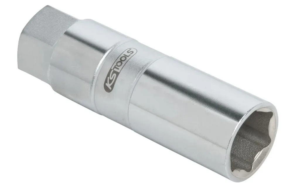 KS TOOLS Llave de vaso de sufridera de hexágono exterior para amortiguador, 16 mm ( 150.9416 )