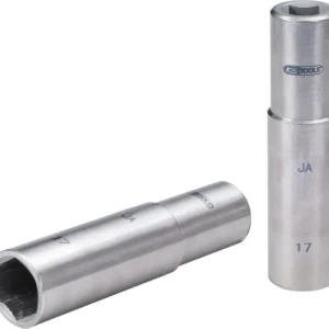 KS TOOLS 3/8' Llave de vaso TITANplus, larga, 17 mm ( 965.3857 )